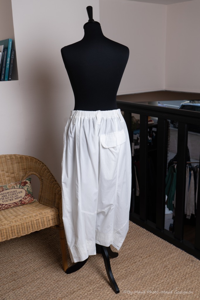 Pantalon blanc (taille M) coton 100 %
